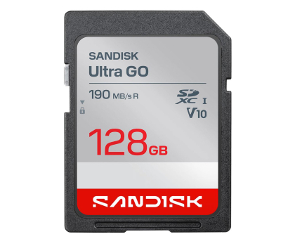 Karta pamięci Sandisk 128GB SDXC Ultra Go UHS-I 190MB/s